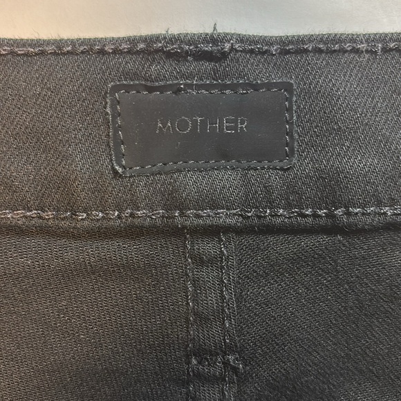 MOTHER The Tomcat Black Ankle Jeans Size 28 - Picture 10 of 16